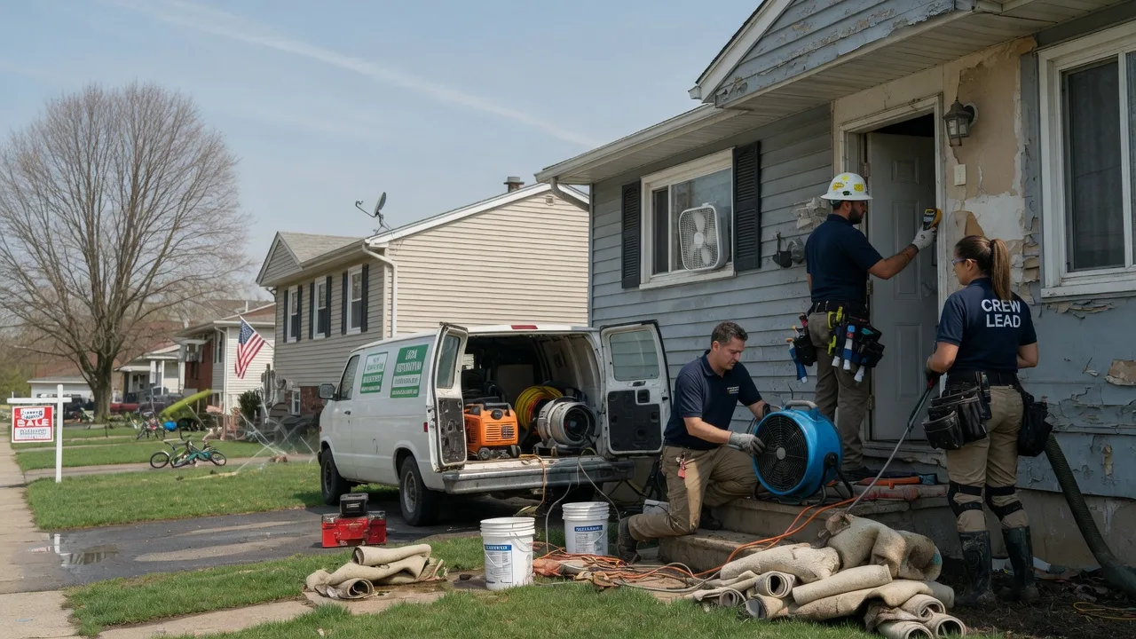 Flood Cleanup in Deepwater, NJ near me
